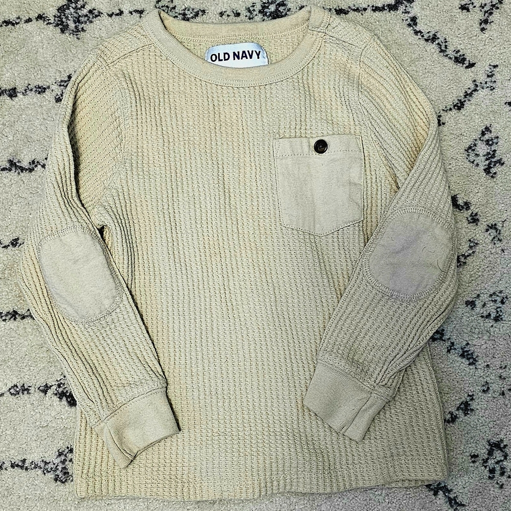Old Navy Men's Tan Crewneck Sweater